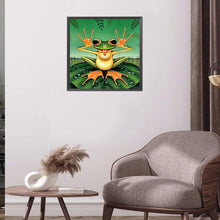 Load image into Gallery viewer, Naughty Frog 40*40CM(Canvas) Full Round Drill Diamond Painting

