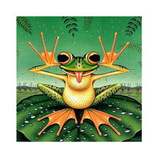 Load image into Gallery viewer, Naughty Frog 40*40CM(Canvas) Full Round Drill Diamond Painting
