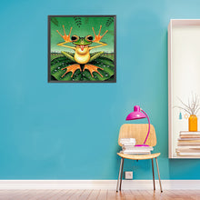 Load image into Gallery viewer, Naughty Frog 40*40CM(Canvas) Full Round Drill Diamond Painting
