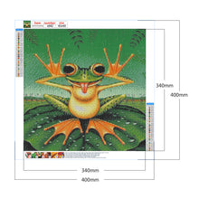 Load image into Gallery viewer, Naughty Frog 40*40CM(Canvas) Full Round Drill Diamond Painting
