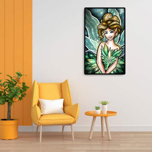 Girl 30*50CM(Canvas) Full Round Drill Diamond Painting