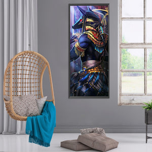 Donkey-Headed Warrior 35*85CM(Canvas) Full Round Drill Diamond Painting