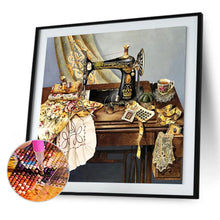 Load image into Gallery viewer, Sewing Machine 40*40CM(Picture) Full Square Drill Diamond Painting
