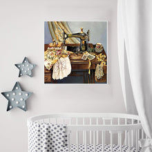 Load image into Gallery viewer, Sewing Machine 40*40CM(Picture) Full Square Drill Diamond Painting
