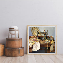 Load image into Gallery viewer, Sewing Machine 40*40CM(Picture) Full Square Drill Diamond Painting
