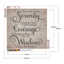 Load image into Gallery viewer, English Calligraphy And Painting 40*40CM(Canvas) Full Round Drill Diamond Painting
