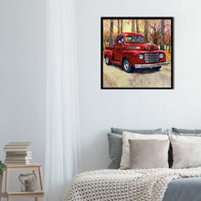 Load image into Gallery viewer, Little Red Car 50*50CM(Canvas) Full Round Drill Diamond Painting
