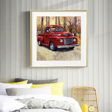 Load image into Gallery viewer, Little Red Car 50*50CM(Canvas) Full Round Drill Diamond Painting
