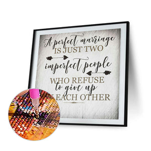 Calligraphy And Painting 50*50CM(Canvas) Full Round Drill Diamond Painting