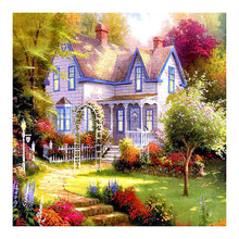 Load image into Gallery viewer, Villa In The Woods 40*40CM(Picture) Full Square Drill Diamond Painting
