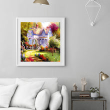 Load image into Gallery viewer, Villa In The Woods 40*40CM(Picture) Full Square Drill Diamond Painting
