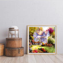 Load image into Gallery viewer, Villa In The Woods 40*40CM(Picture) Full Square Drill Diamond Painting
