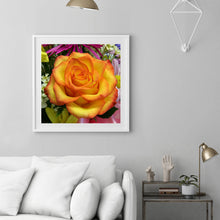 Load image into Gallery viewer, Yellow Rose 40*40CM(Canvas) Full Round Drill Diamond Painting
