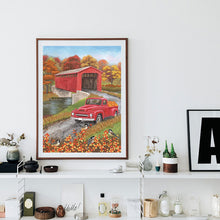 Load image into Gallery viewer, Red Car 30*40CM(Canvas) Full Round Drill Diamond Painting
