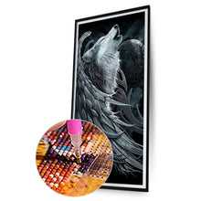 Load image into Gallery viewer, Wolf 40*80CM(Canvas) Full Round Drill Diamond Painting

