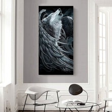 Load image into Gallery viewer, Wolf 40*80CM(Canvas) Full Round Drill Diamond Painting
