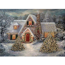 Load image into Gallery viewer, Snow Cabin 70*50CM(Canvas) Full Square Drill Diamond Painting
