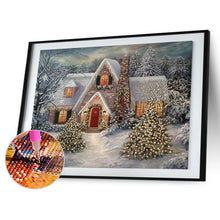 Load image into Gallery viewer, Snow Cabin 70*50CM(Canvas) Full Square Drill Diamond Painting
