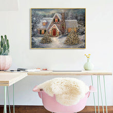 Load image into Gallery viewer, Snow Cabin 70*50CM(Canvas) Full Square Drill Diamond Painting

