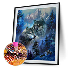 Load image into Gallery viewer, Wolf Pack 50*60CM(Canvas) Full Round Drill Diamond Painting
