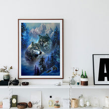 Load image into Gallery viewer, Wolf Pack 50*60CM(Canvas) Full Round Drill Diamond Painting
