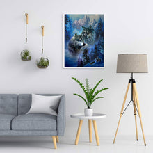 Load image into Gallery viewer, Wolf Pack 50*60CM(Canvas) Full Round Drill Diamond Painting
