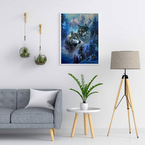 Wolf Pack 50*60CM(Canvas) Full Round Drill Diamond Painting