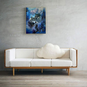 Wolf Pack 50*60CM(Canvas) Full Round Drill Diamond Painting