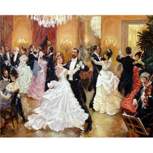 Load image into Gallery viewer, Waltz Ballroom Dance 50*40CM(Canvas) Full Round Drill Diamond Painting
