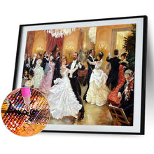 Load image into Gallery viewer, Waltz Ballroom Dance 50*40CM(Canvas) Full Round Drill Diamond Painting
