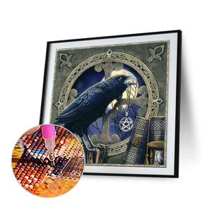 Metallic Black Pigeon 50*50CM(Canvas) Full Square Drill Diamond Painting