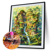 Load image into Gallery viewer, Abstract City 40*55CM(Canvas) Full Round Drill Diamond Painting
