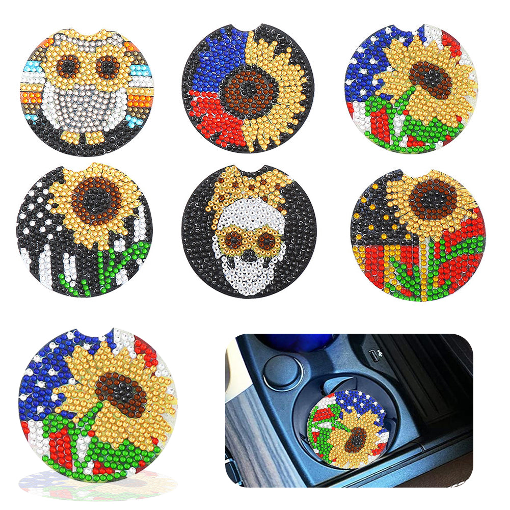 6pcs Coaster Fashionable Design Cup Mat for Holiday Birthday Gift (AA1092)