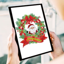 Load image into Gallery viewer, Christmas DIY Note Book Art Crafts A5 Partial Drill Wireless Strip for Gift (BJ050)
