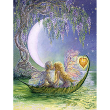 Load image into Gallery viewer, DIY - Elf Under The Tree - 50*60CM 11CT 3 Stamped Cross Stitch

