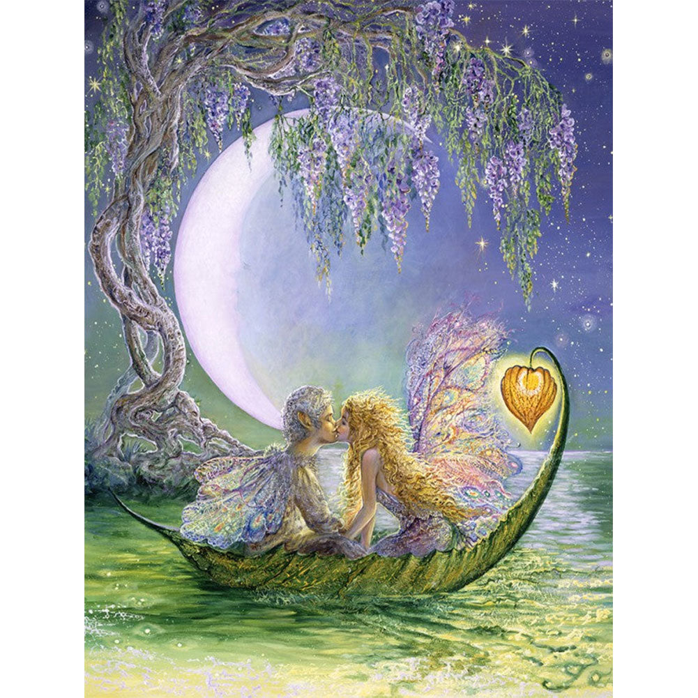 DIY - Elf Under The Tree - 50*60CM 11CT 3 Stamped Cross Stitch