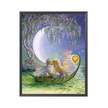 Load image into Gallery viewer, DIY - Elf Under The Tree - 50*60CM 11CT 3 Stamped Cross Stitch
