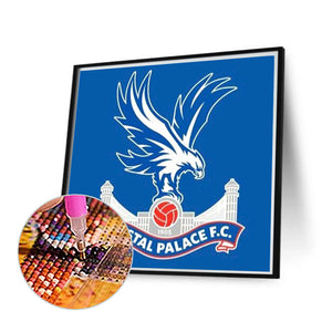 Crystal Palace Football Club 50*50CM(Canvas) Full Round Drill Diamond Painting