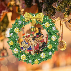 5D Hanging Ornament Christmas Acrylic Garland New Year Home Decor (HH059)