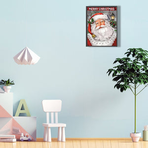 Christmas Santa Claus 30*40CM(Canvas) Full Round Drill Diamond Painting
