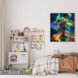 Starry Sky Tree 40*50CM(Canvas) Full Round Drill Diamond Painting
