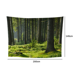 Forest - 200*145CM Polyester printed tapestry