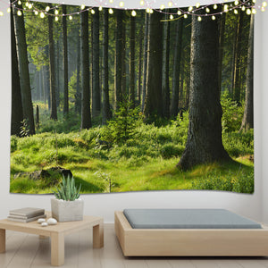Forest - 200*145CM Polyester printed tapestry