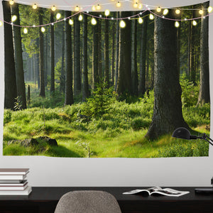 Forest - 200*145CM Polyester printed tapestry