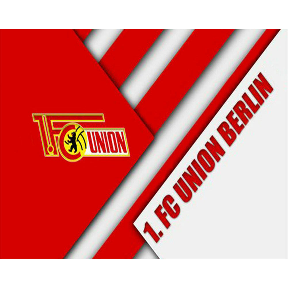 Union Berlin Football Club Logo 50*40CM(Canvas) Full Round Drill Diamond Painting
