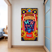 Load image into Gallery viewer, Yishu - Magic Circus Magic Show - 40*80CM 11CT 3 Stamped Cross Stitch
