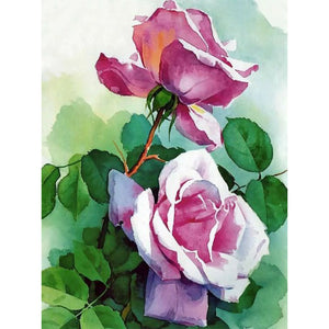 Rose 30*40CM(Canvas) Full Round Drill Diamond Painting