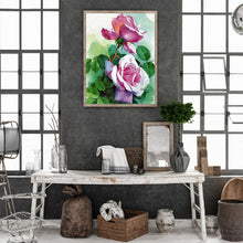 Load image into Gallery viewer, Rose 30*40CM(Canvas) Full Round Drill Diamond Painting
