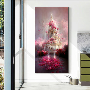 Rose Manor 40*70CM(Canvas) Full Round Drill Diamond Painting