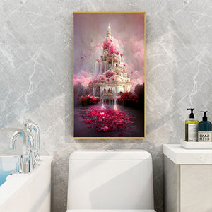 Rose Manor 40*70CM(Canvas) Full Round Drill Diamond Painting